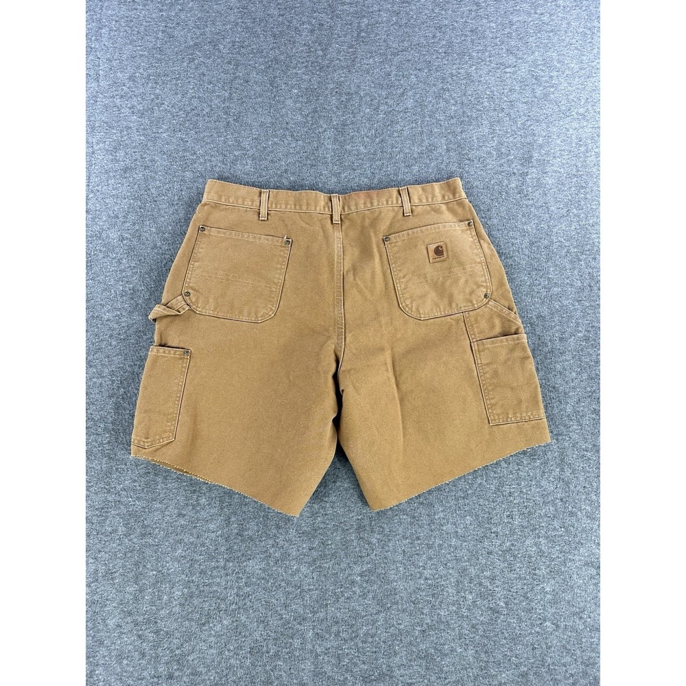 Carhartt Double Knee Cut Off Shorts Mens 40 Canvas Carpenter Workwear Streetwear - Picture 4 of 8